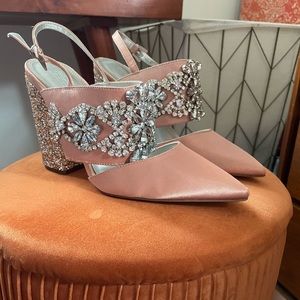 ASOS Embellished Bridal Heels